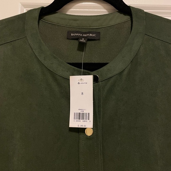 Banana Republic Green Suede Dress - Picture 5 of 6